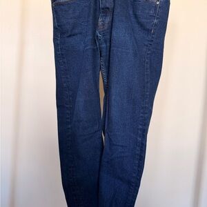 Zara Men's Dark Blue Straight Jeans